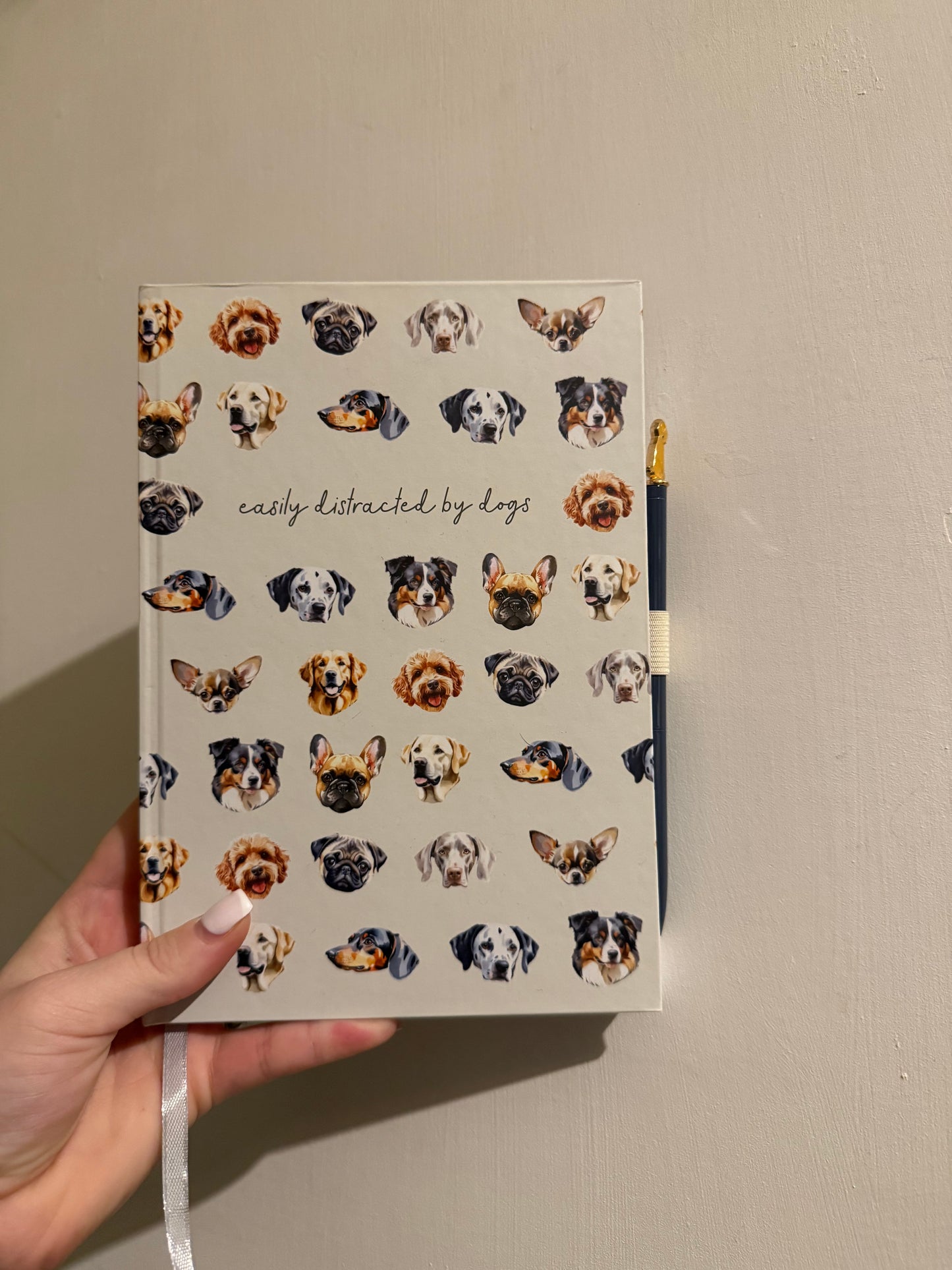 Doggy notebook with pen