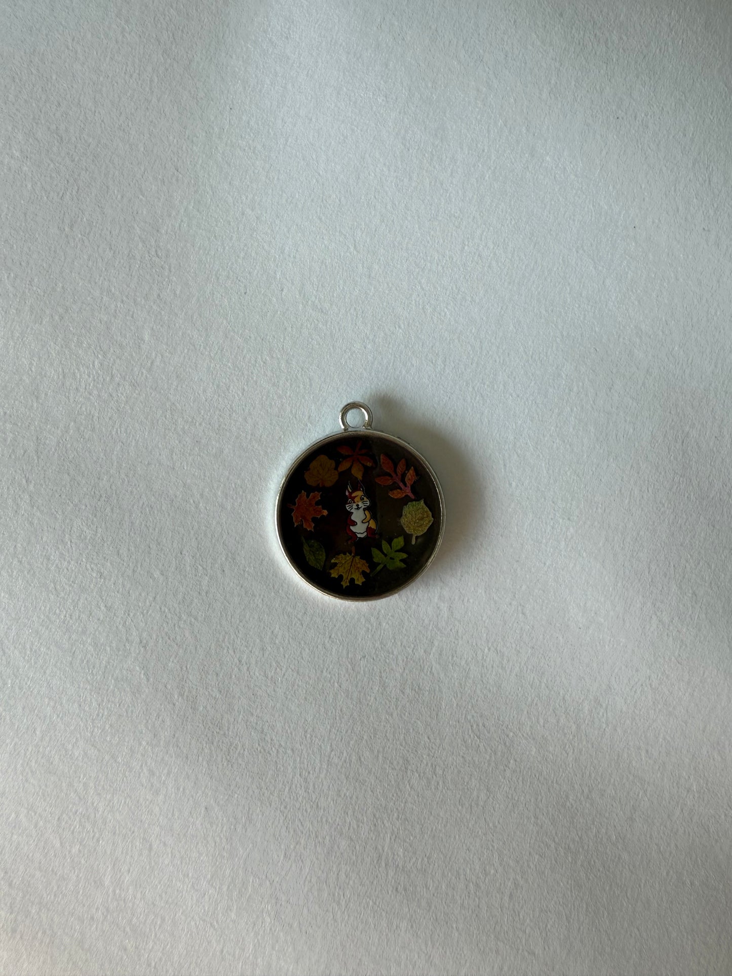 Autumn squirrel tag
