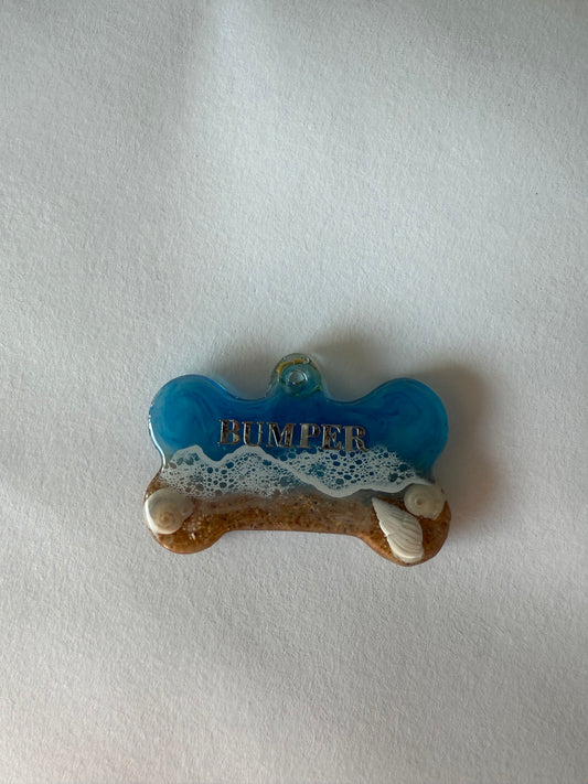Sea Shore bone tag