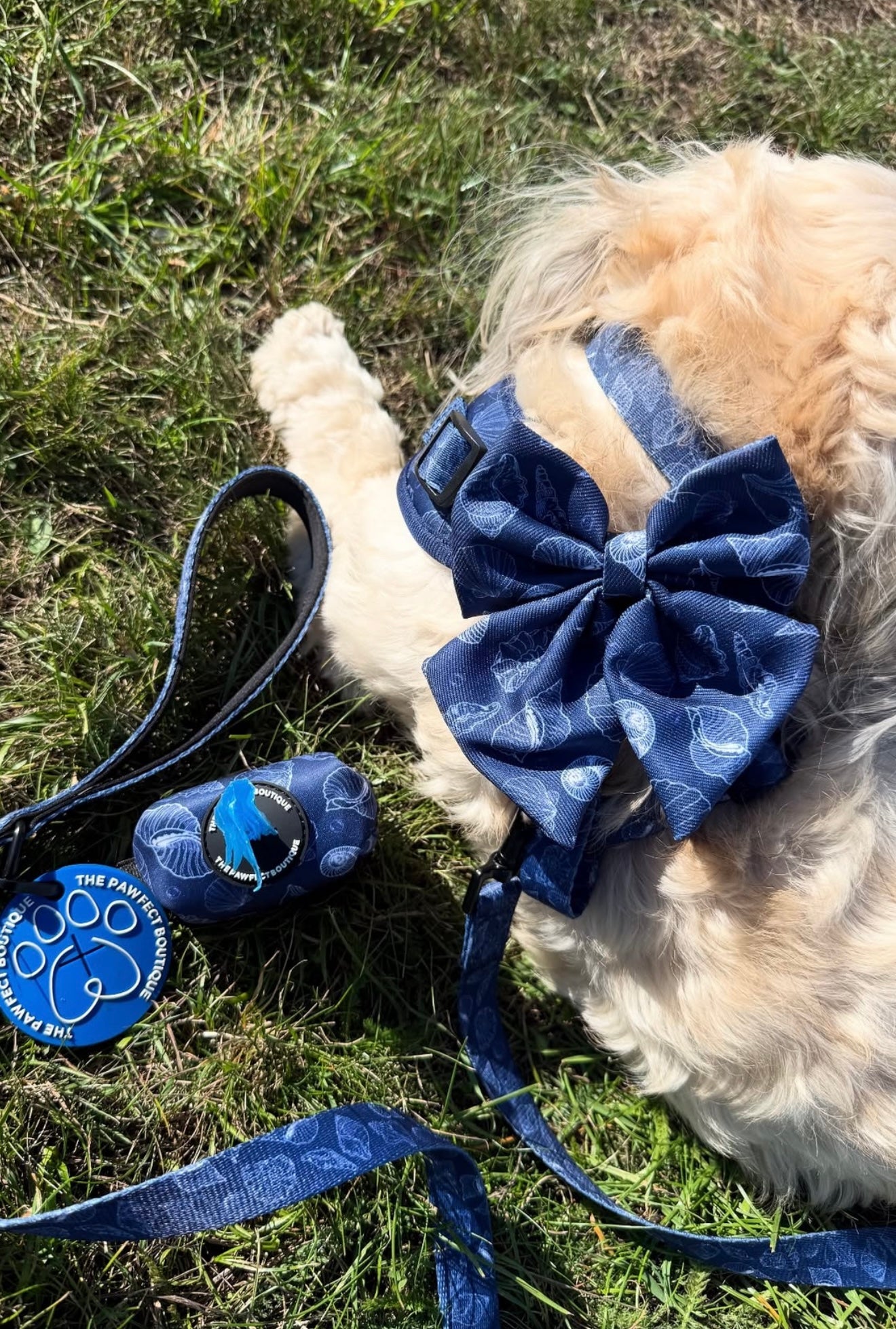 Paws & Pearls Sailor Bow Tie