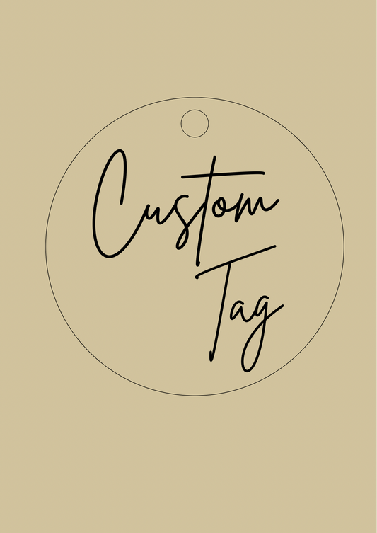 Custom round tag